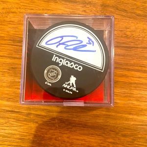 Signed Frederik Andersen Fan Club Series Puck